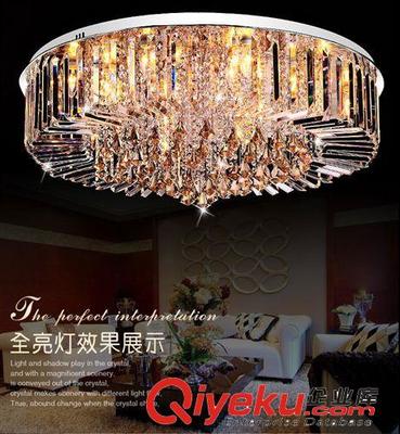 現代水晶吸頂燈 方形設計與大功率LED的完美融合