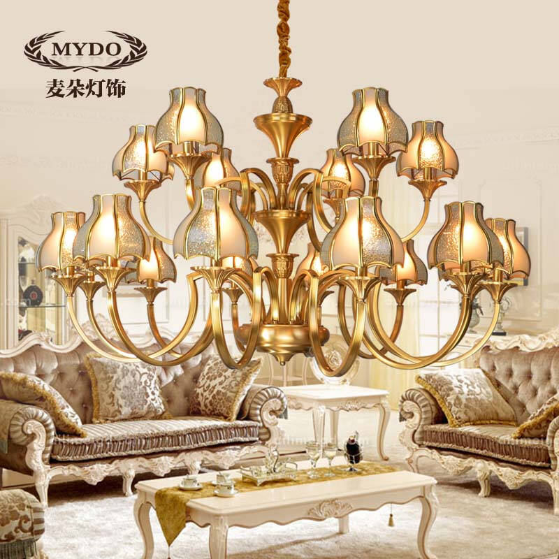 優(yōu)雅歐式風范 麥朵全銅吊燈，點亮家居的藝術格調